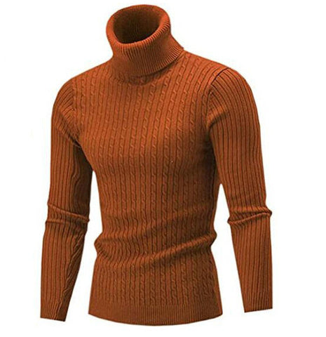 Men’s Knitted Turtleneck Jumper